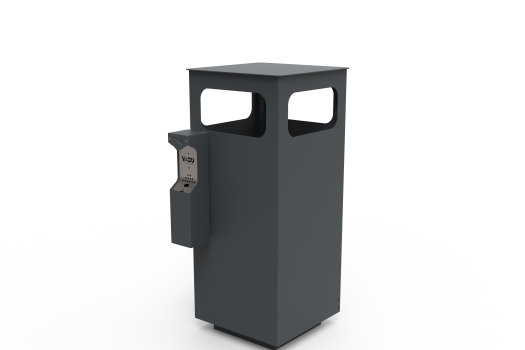 Papeleira com Cinzeiro