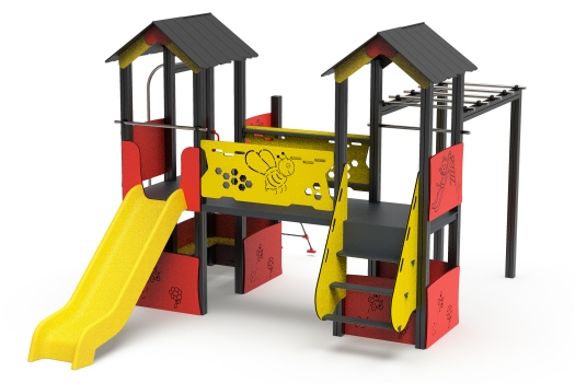 Dupla Torre Radical com Escorrega