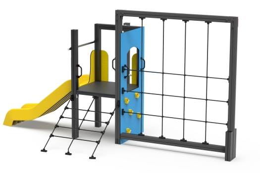 Subida Quadrupla e Escorrega