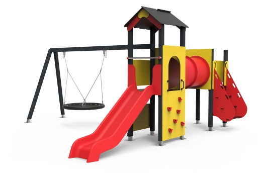 Dupla Torre com Escorrega